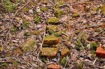 Ruins are the remains of a destroyed building, structure, a group of them, or an entire settlement.