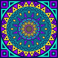 set of colorful hand drawn abstract geometric patterns