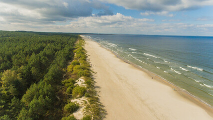 Plaża z drona Jantar © Marcin