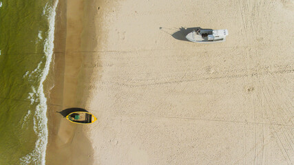 Plaża z drona Jantar