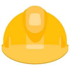 safety hat,yellow helmet isolated on white