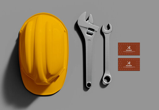 Construction Branding Mockup