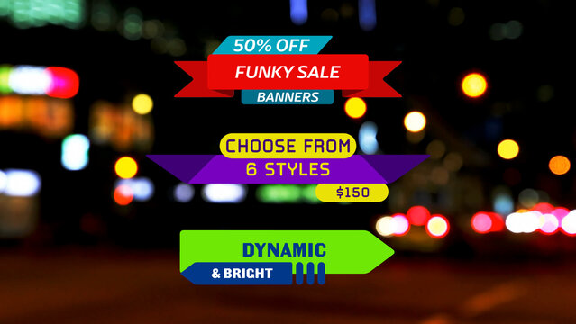 Funky Sale Banners