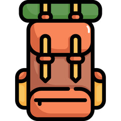 outdoor bag icon