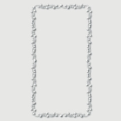 Frame, in the style of an ornament, Vector illustration eps 10, Art.