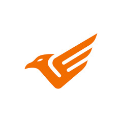 Phoenix bird icon vector illustration. Simple and modern phoenix logo isolated on white background. Cool phoenix logo inspiration.
