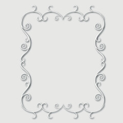 Frame, in the style of an ornament, Vector illustration eps 10, Art.