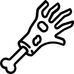 zombie hand icon