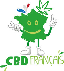 mascotte CBD français - CBD de France