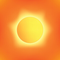 Vector illustration of a brightly lit ring around the circle, 
used for technology work.