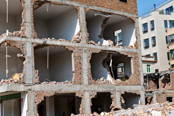 The old houses was demolished