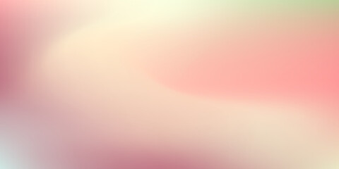 Gentle fresh gradient with waves of different colors. Complex gradient of different colors, horizontal image. Vector gradient suitable for the Internet and printing.