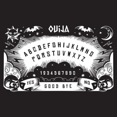 Ouija Board Game - obrazy, fototapety, plakaty