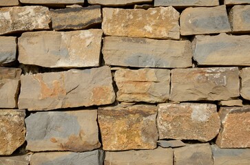 Big stones on wall - 535882677