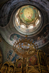 Fototapeta na wymiar Othodox church interior