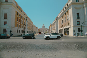 Fototapeta premium St. Peters Basilica in Rome, Italy