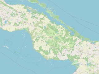 Fototapeta premium Camaguey, Cuba. OSM. No legend
