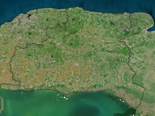 Mayabeque, Cuba. High-res satellite. No legend