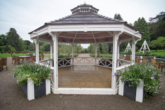 TORTWORTH ENGLAND UK ON OCTOBER 11, 2019: De Vere Thortworth is a luxurious hotel with gardens in mansion and grounds.