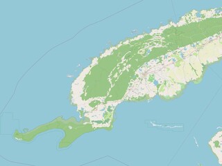 Pinar del Rio, Cuba. OSM. No legend