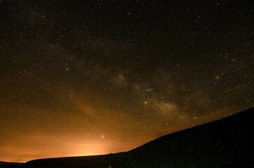 night sky with stars