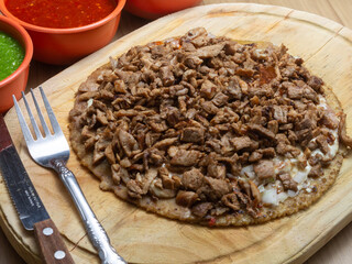 mexican street food huarache