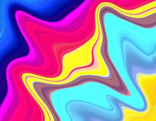 Obraz premium abstract colorful background with waves.
