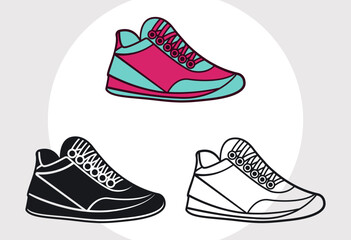 Sneakers SVG Monogram, Sneakers Svg, Shoes Svg, Running Shoes Svg, Chucks Svg, Trainer Svg,
Converse Svg, Footwear Svg, Casual Shoes Svg,
