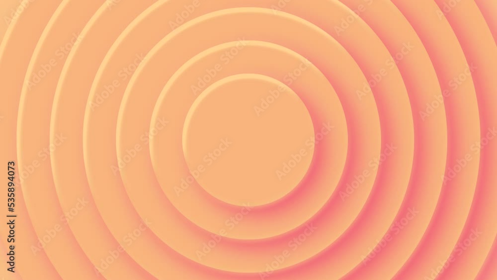 Poster rotating shadow of circles. motion. effect of rotating 3d circles. background of centralized circles