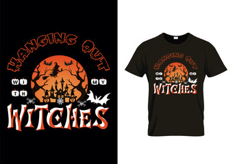 Hanging Out With My Witches T-shirt SVG File