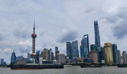 Naklejka premium View of Shanghai