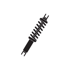 shock breaker icon logo vector design template