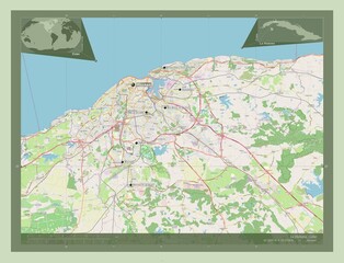 La Habana, Cuba. OSM. Labelled points of cities