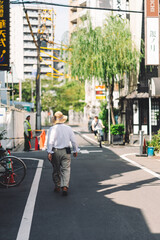 Walking in Tokyo back streets