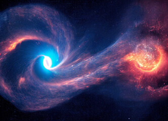 Obraz na płótnie Canvas Nebula in space