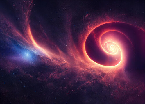 Nebula in space 