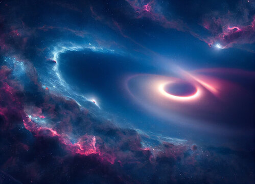 Nebula in space