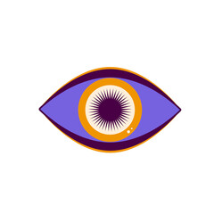 Eye Evil Devil Mystic Magic Talisman Amulet Boho Symbol Sign Silhouette Png  Icon