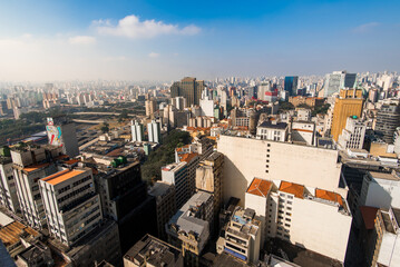 Obraz premium Aerial View of Sao Paulo City Center