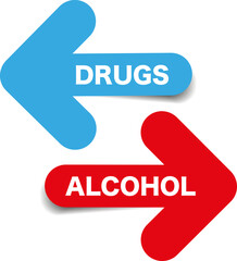 Two arrows drugs and alcohol