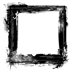An illustration of Grunge Photo Edge Frame 6