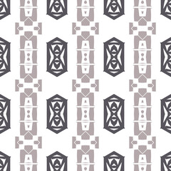 Geometric pattern. Seamless vector background. Ethnic graphic design.