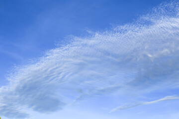 Naklejka na ściany i meble Sky with Altocumulus clouds in Spain