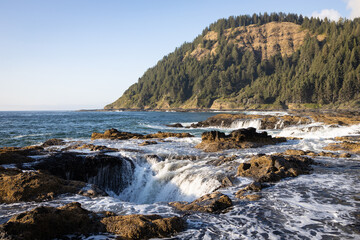 Fototapeta na wymiar Thor's Well on the Oregon Coast