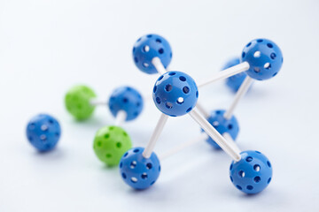 Obraz premium Molecular Structure