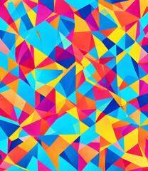 Farbenfroher Geometrischer Hintergrund