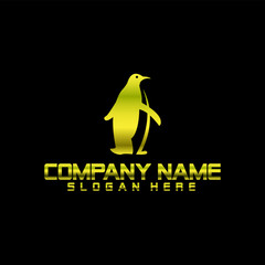 pinguin logo luxury