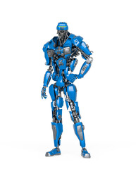 master robot in white background