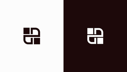 DP Letter ssquared logo vector image