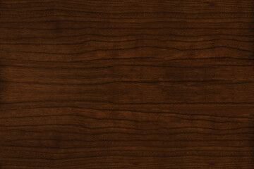 Fototapeta premium Dark brown figured quarter cut cherry wood veneer texture